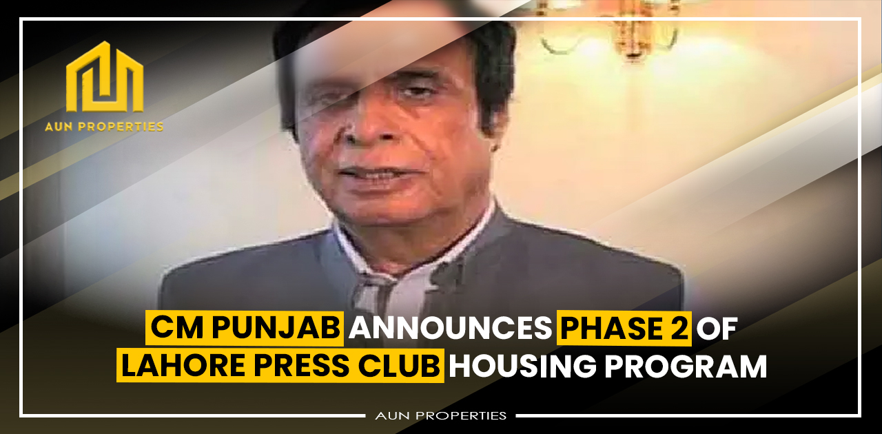 CM Punjab Announces Phase 2 Of Lahore Press Club Housing Program