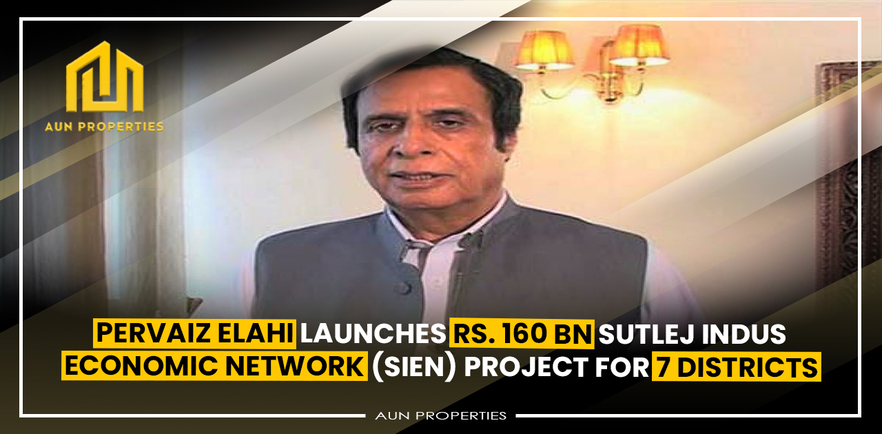 Pervaiz Elahi launches Rs160bn Sutlej Indus Economic Network (SIEN) project for 7 districts