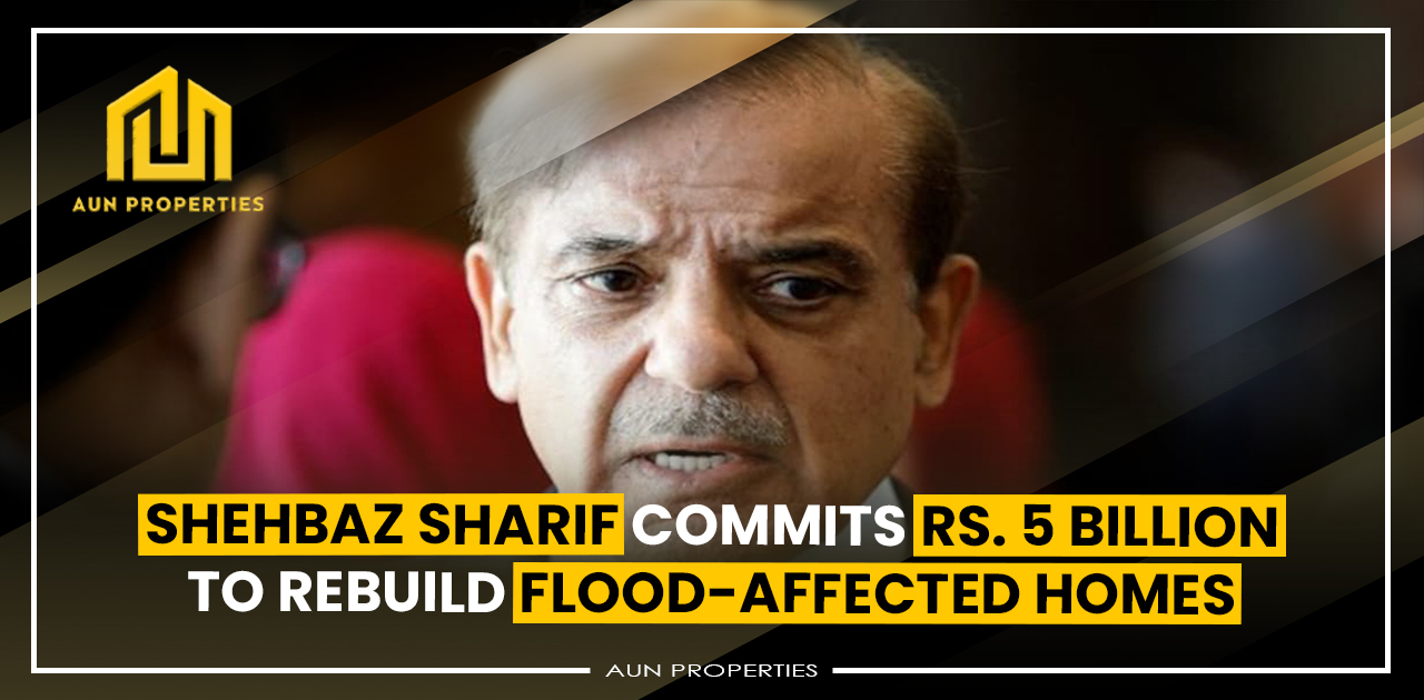 Shehbaz Sharif commits Rs5 billion to rebuild flood-affected homes