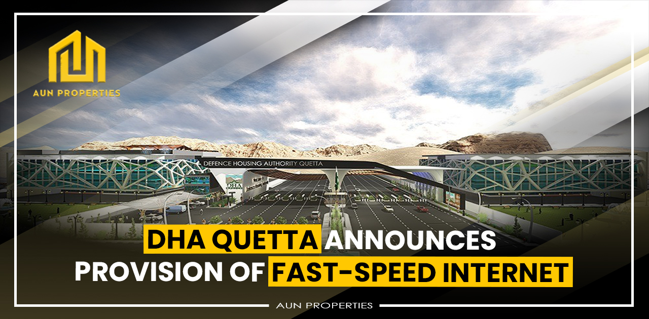 DHA Quetta announces provision of fast-speed internet
