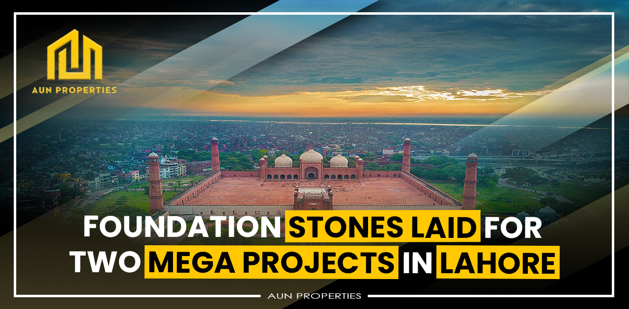 Foundation stones laid for two mega projects in Lahore