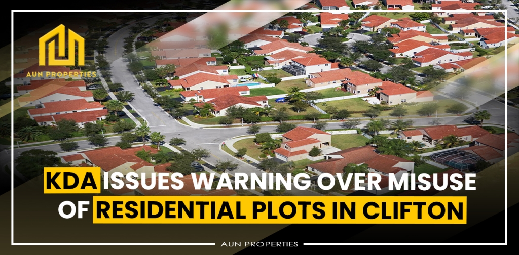 KDA issues warning over misuse of residential plots in Clifton