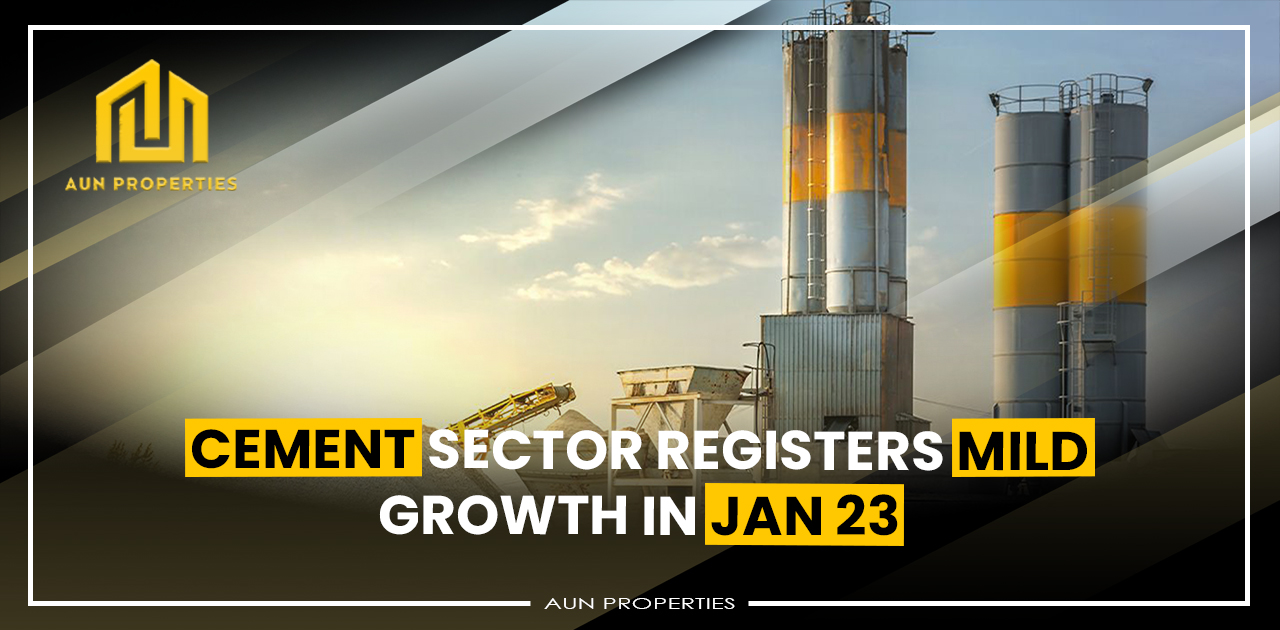 Cement sector registers mild growth in Jan 23