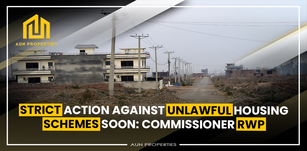 Strict action against unlawful housing schemes soon: Commissioner RWP