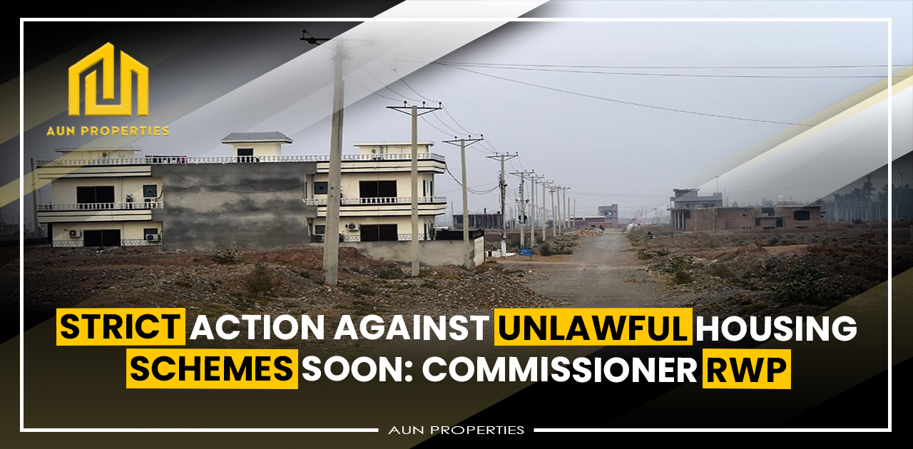 Strict action against unlawful housing schemes soon: Commissioner RWP